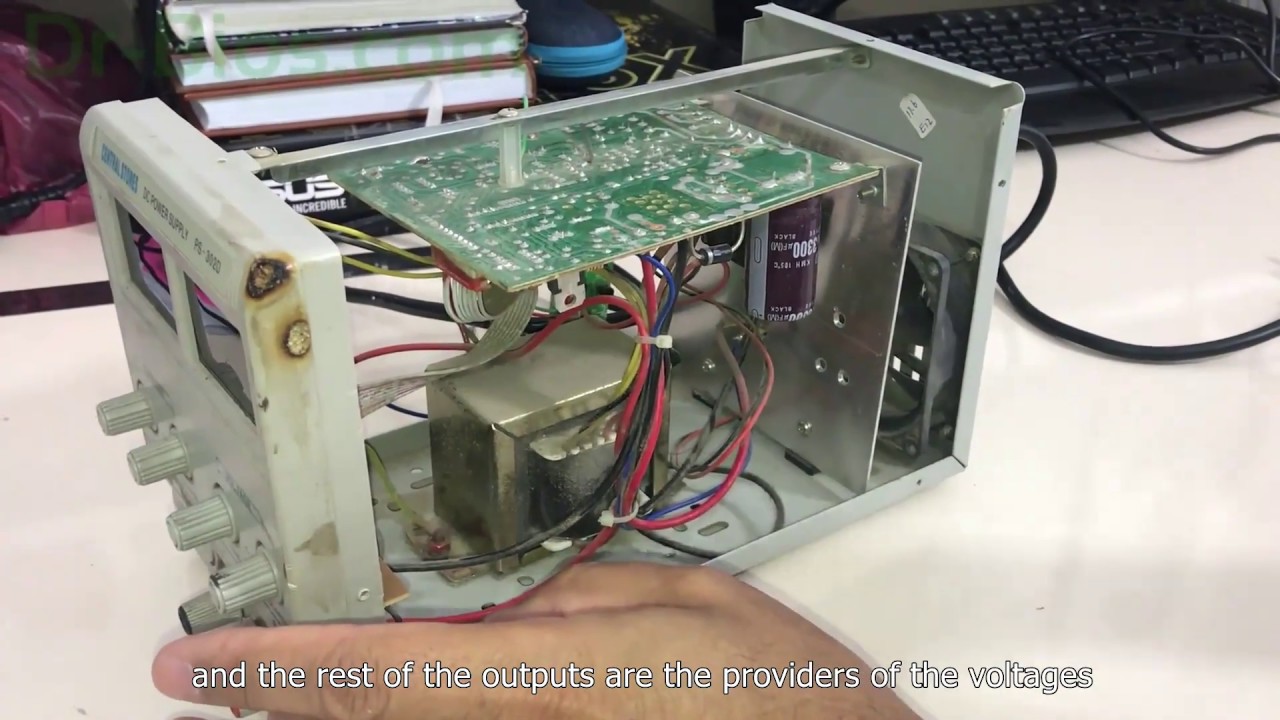 How to Repair DC Power Supply-English Subtitles