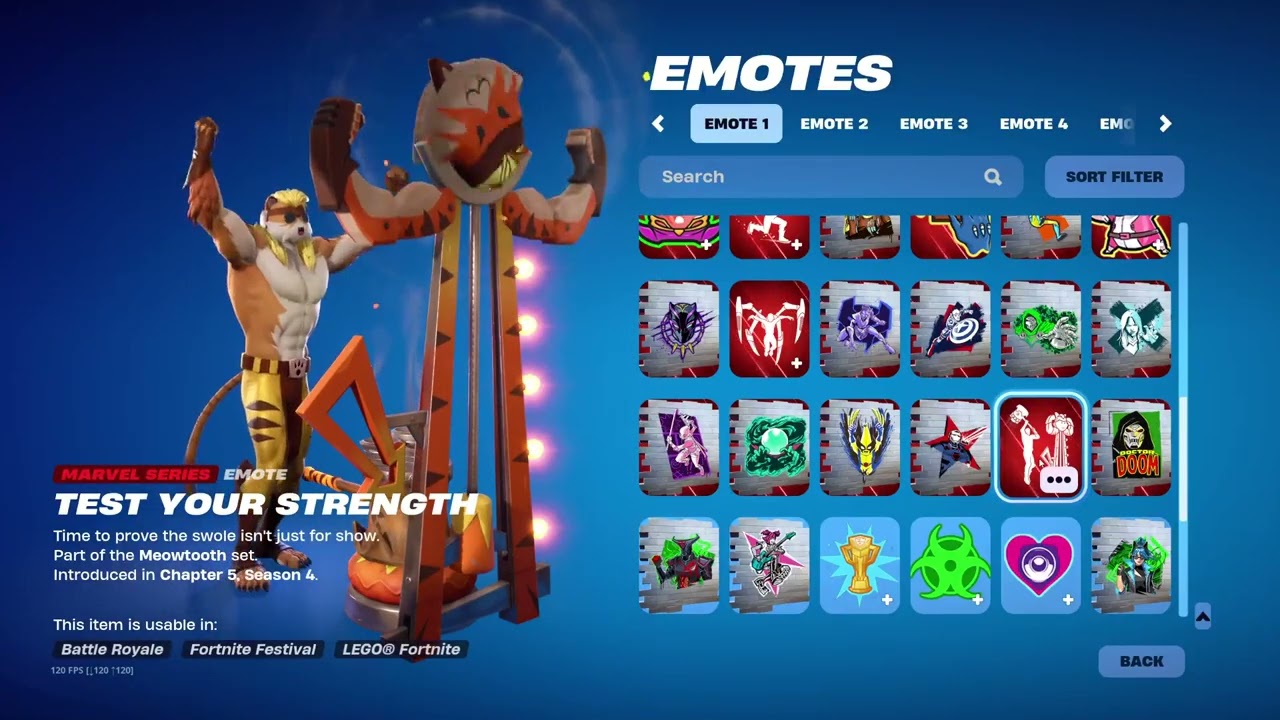 Test Your Strength Emote
