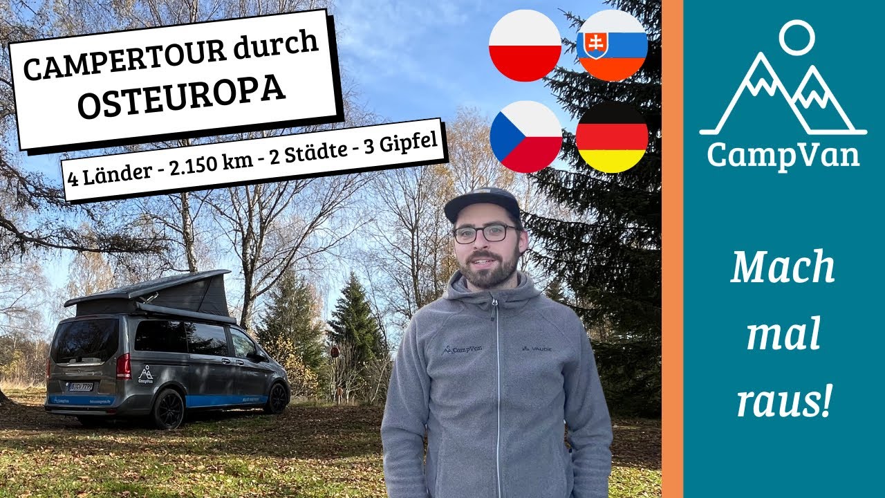 Campertour: Wandern & Sightseeing in Polen, Slowakei, Tschechien & Bayerischer Wald