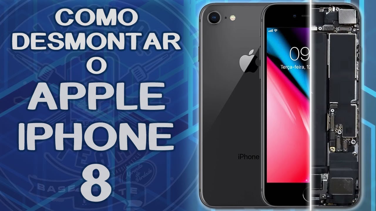 Como Desmontar o Apple iPhone 8 (Teardown) - Tutoriais Telecélula