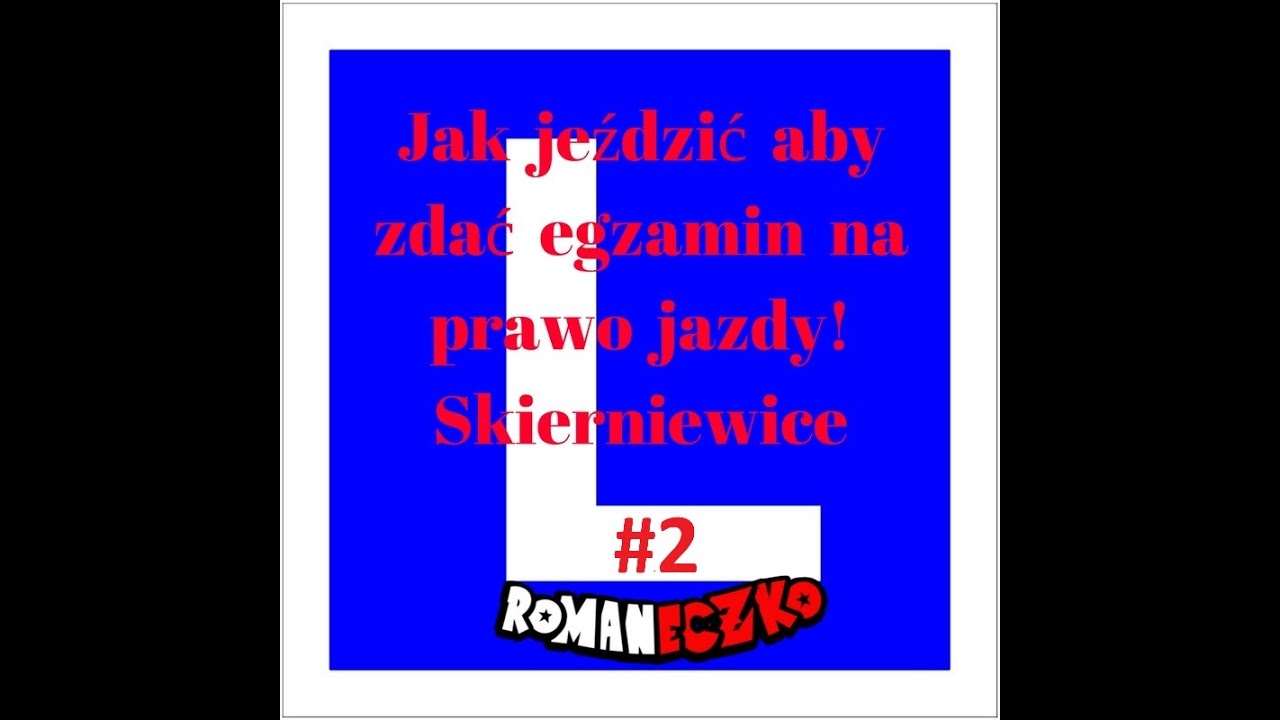 Trasa egzaminacyjna prawo jazdy kat. A - Skierniewice #2