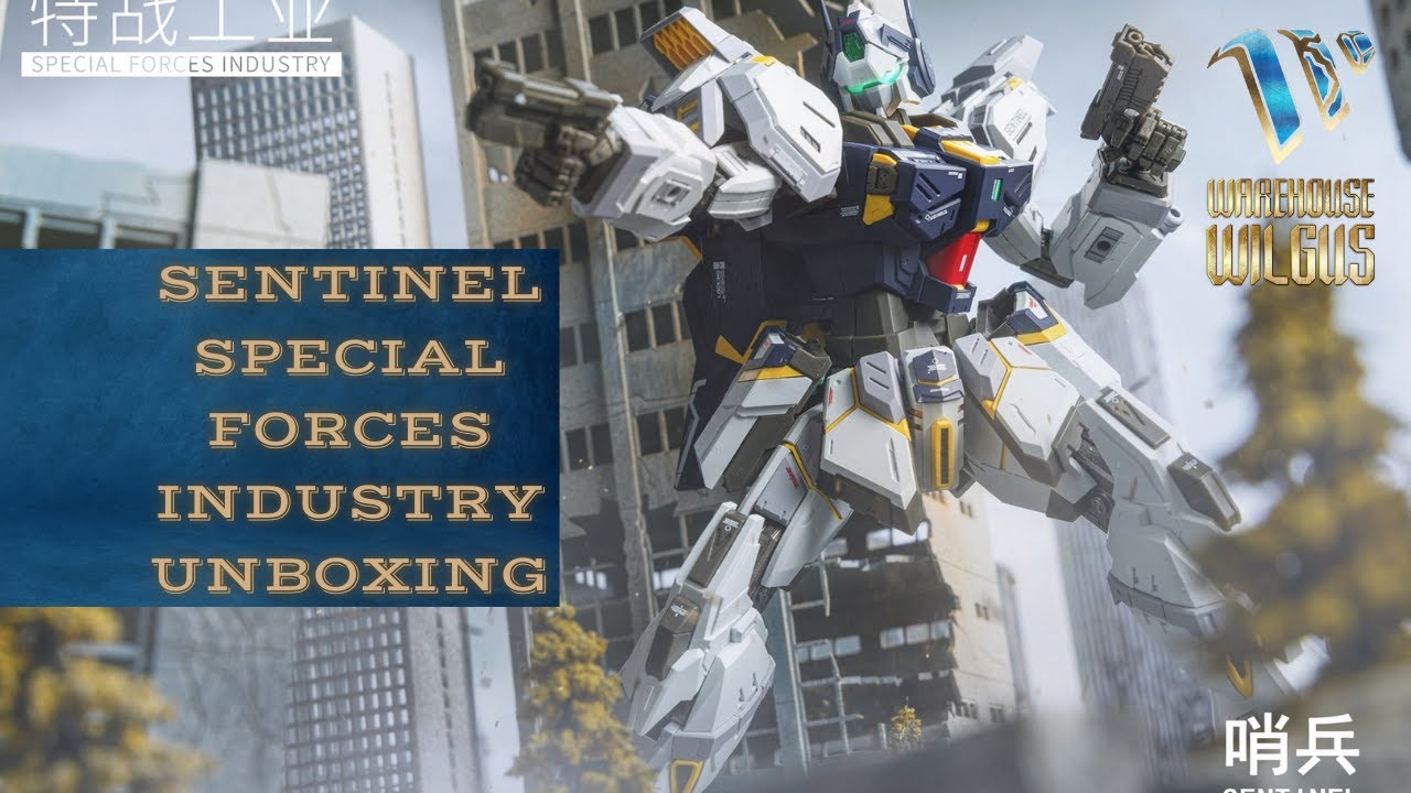 Sentinel Special Forces Industry 1/100 Alloy Skeleton Unboxing build Video Warehouse Wilgus