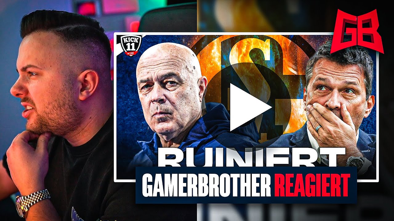 Der TRAURIGE ABSTURZ von SCHALKE 04! 😫 GamerBrother REAGIERT auf KICK 11 - SCHALKE VIDEO 🙄