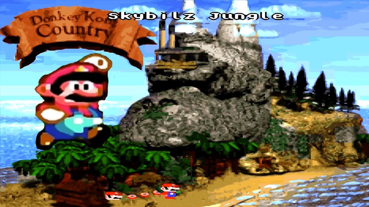 DKC X Mario: Mario Invades Donkey Kong Universe: World 1