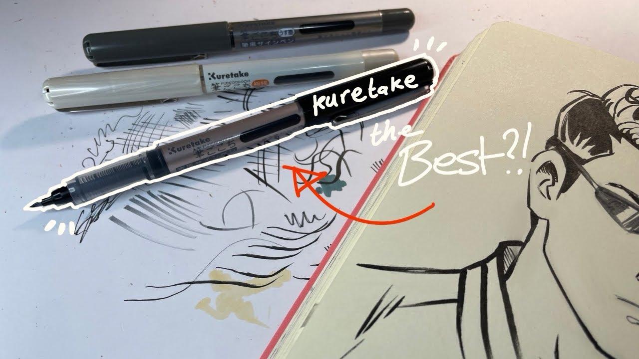 is this the BEST brush pen?! [kuretake fudegokochi review]
