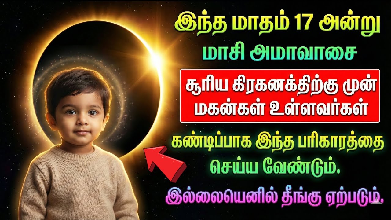 பிப் 17 மாசி அமாவாசை சூரிய கிரகணம்: குடும்ப நலனுக்கான பாரம்பரிய பூஜை மற்றும் வழிகாட்டி