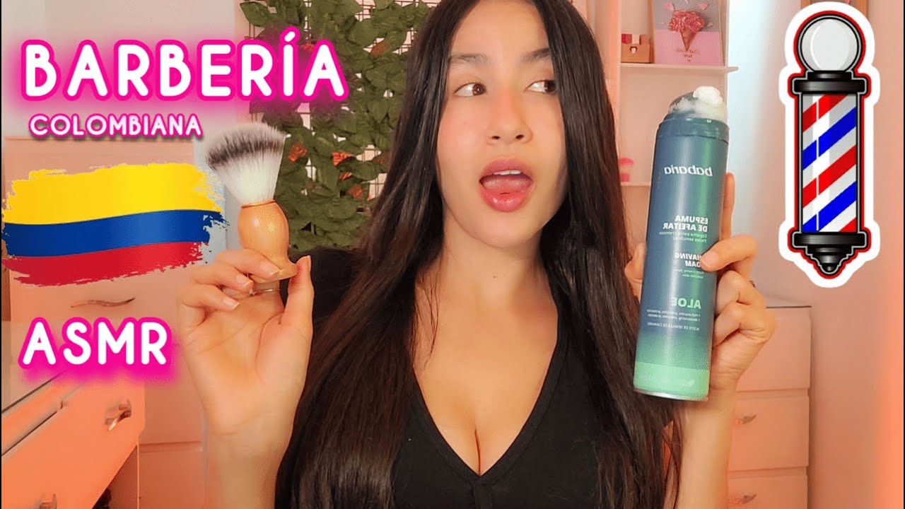 ASMR Roleplay BARBERIA Colombiana 