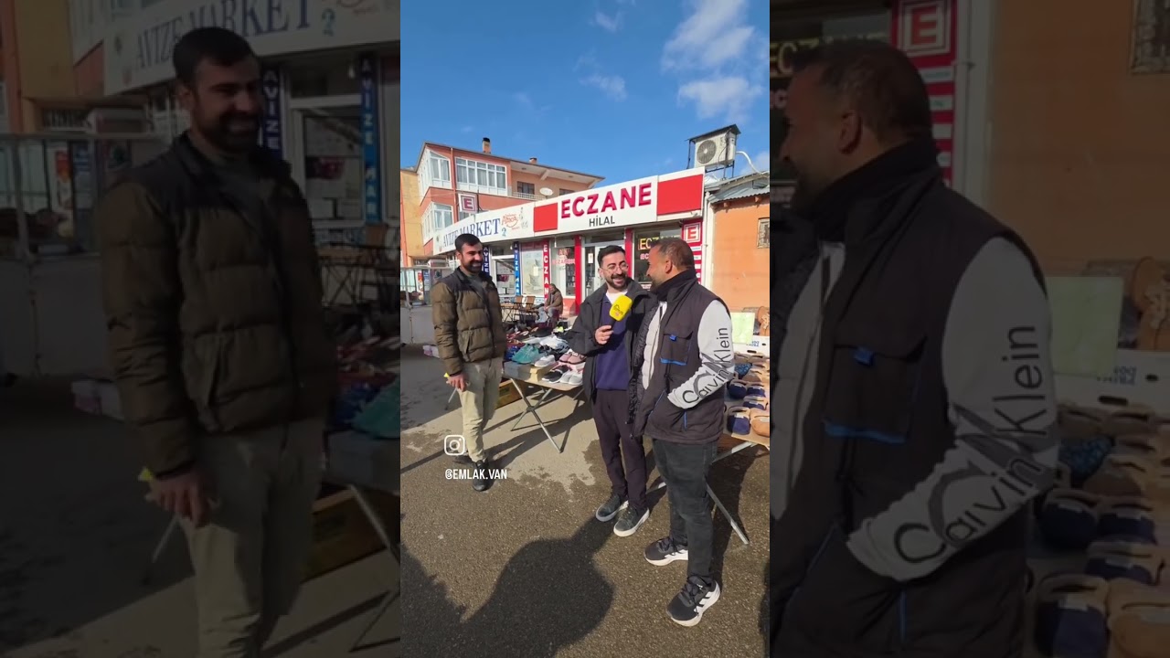 Vandaki pazar esnaflarıyla konut fiyatları hakkında düşünceleri 