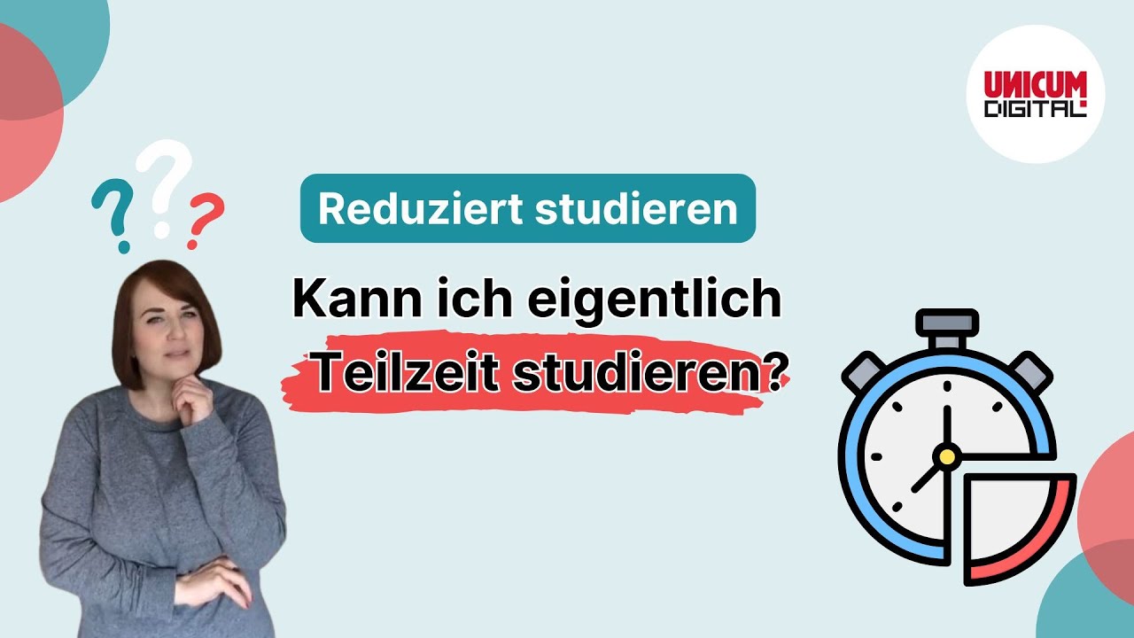 Reduziert studieren: Wann und wie ein Teilzeitstudium m&ouml;glich ist