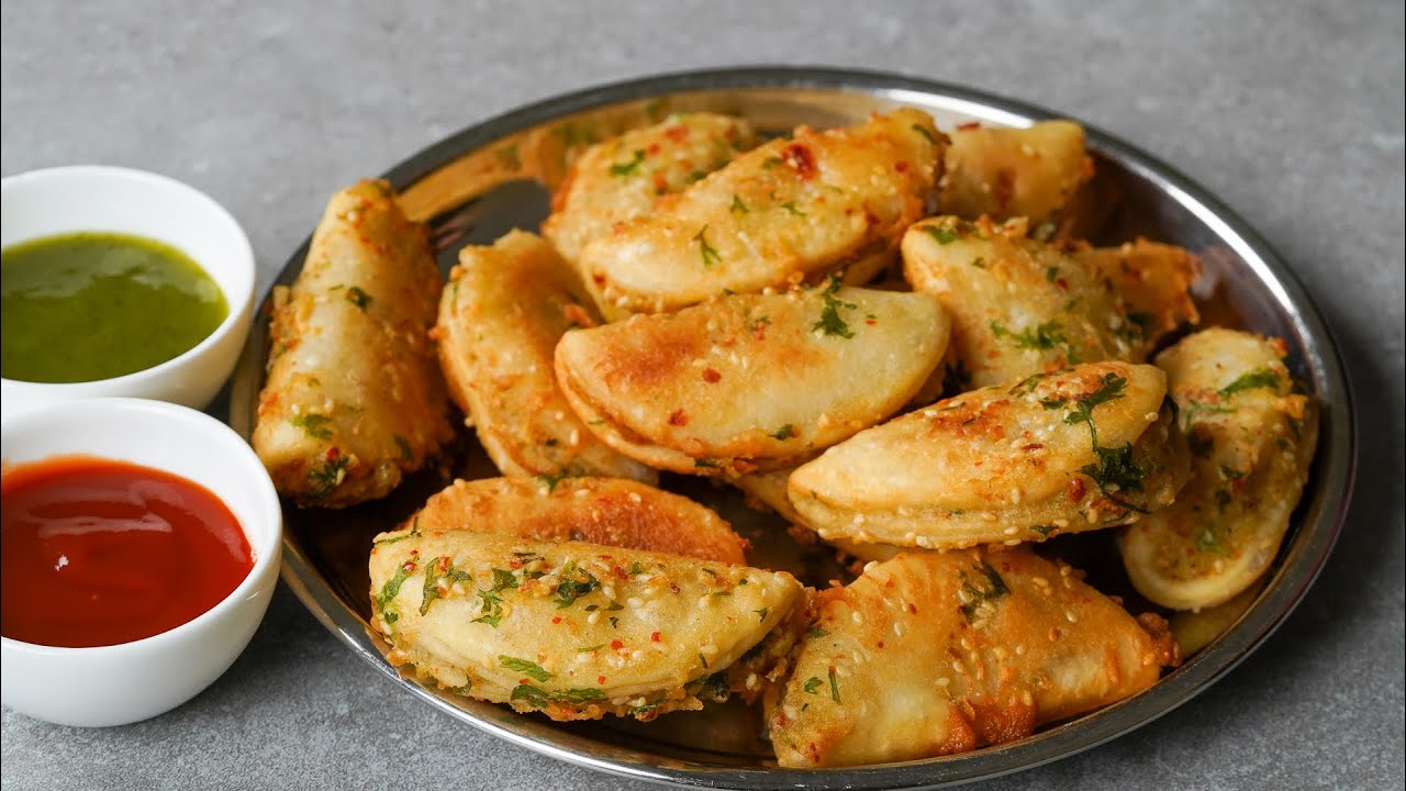 Atta Aloo Nashta Recipe | Potato Flour Samosa Recipe | Aloo Samosa Recipe | Potato Snacks Recipe