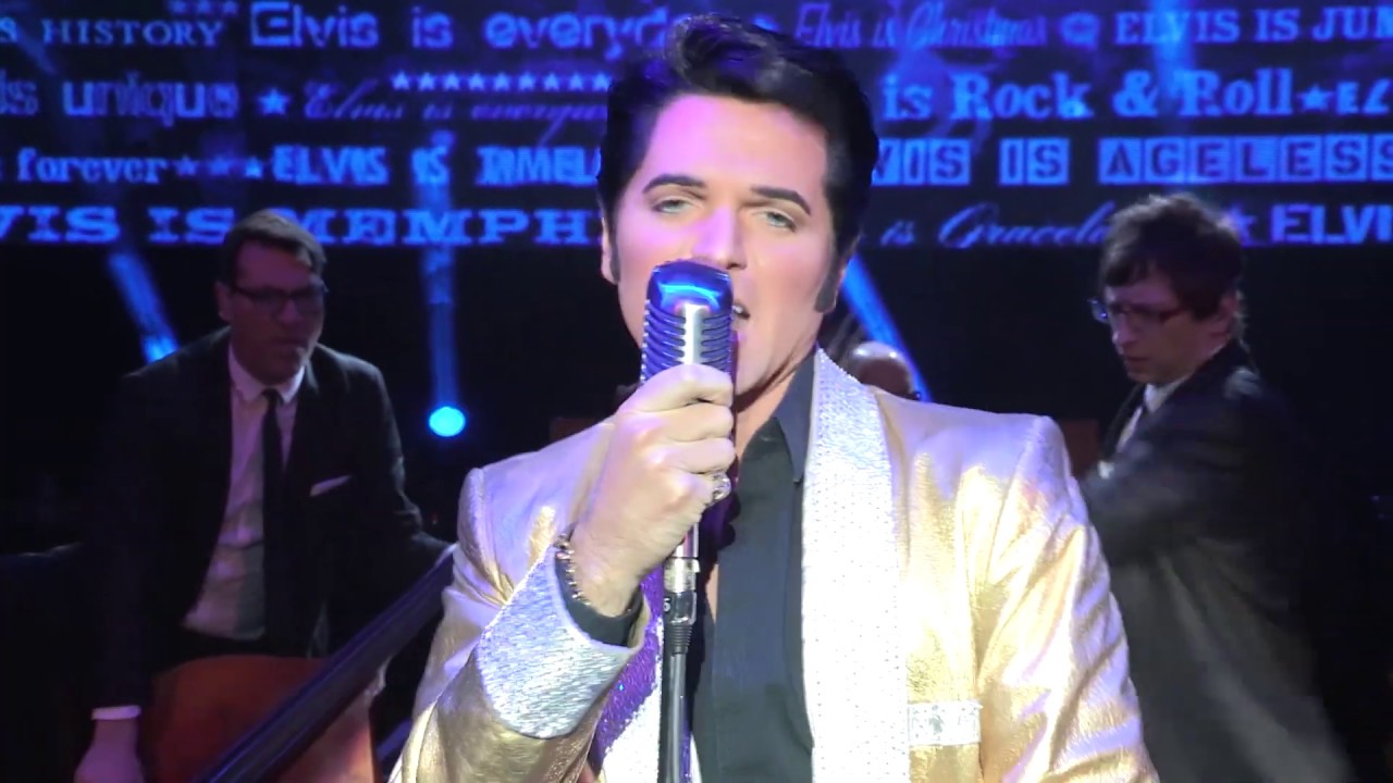 Elvis Tribute Artist Dean Z sings Blue Suede Shoes