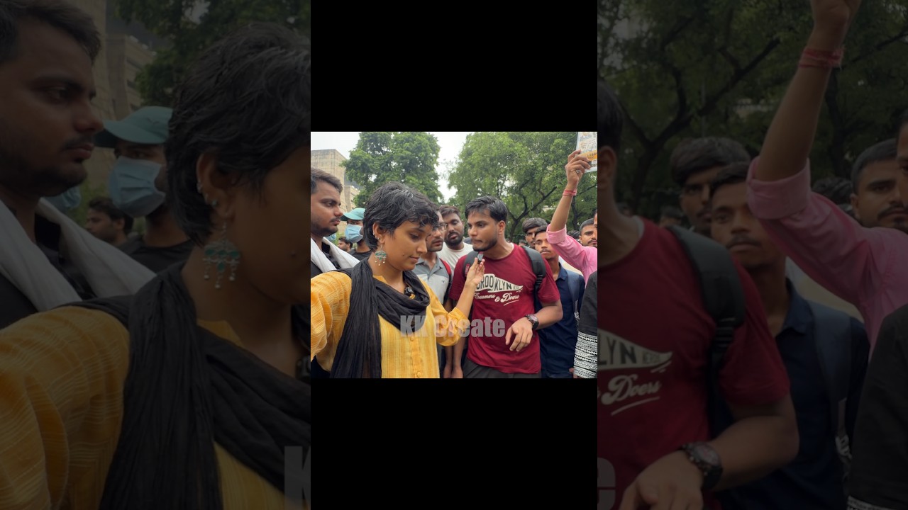 Men crying in CJP protest!