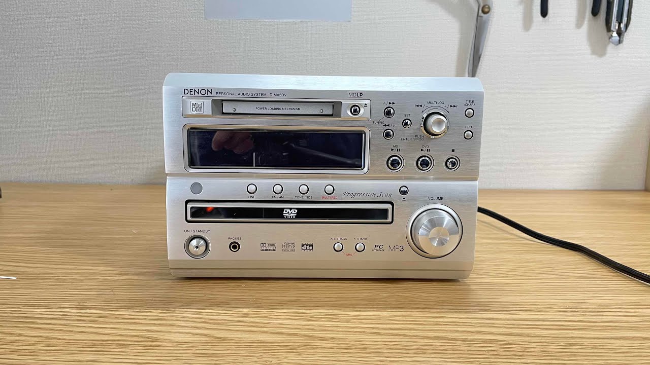 DENON D-MA5DV　音出し不良修理　リレー清掃