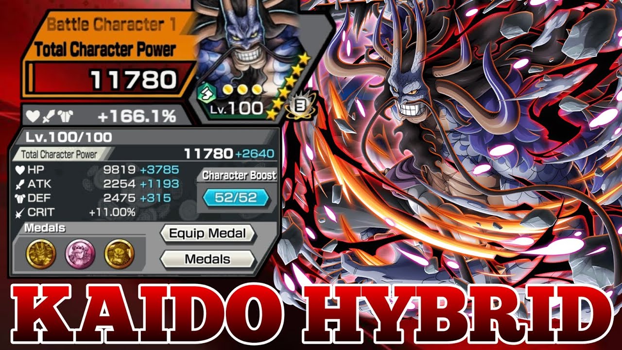 KAIDO HYBRID GAMEPLAY | ONE PIECE BOUNTY RUSH | OPBR