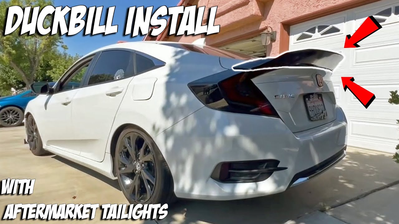 Ultimate Motorsports Duckbill Install | Civic Sedan 10-го поколения