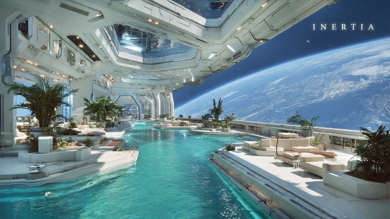 Inertia: Relaxing Sci Fi Ambient Music 💫🎧 for Space Holidays (3Hz Binaural Beats)