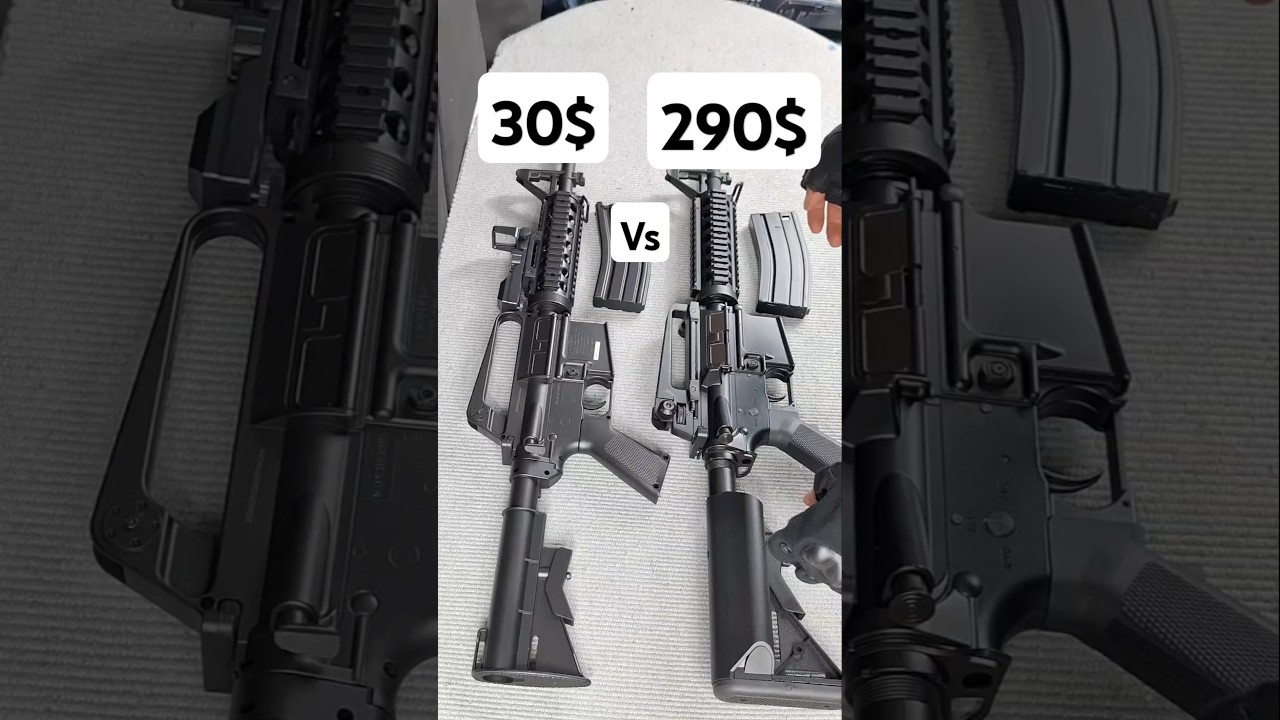 Comparing the 290$ M4 Carbine and 30$ #airsoft #m47improved
