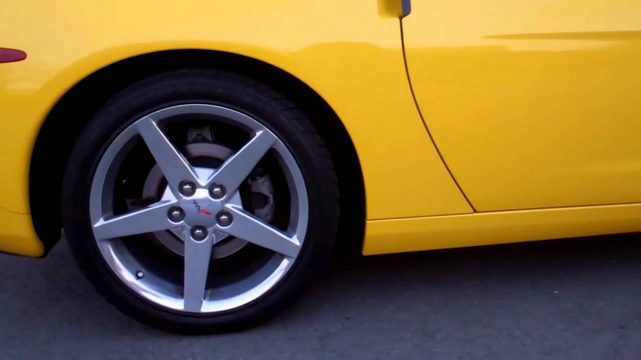 SOLD C6 2005 Yellow Corvette Coupe for sale by Corvette Mike Com Anaheim California