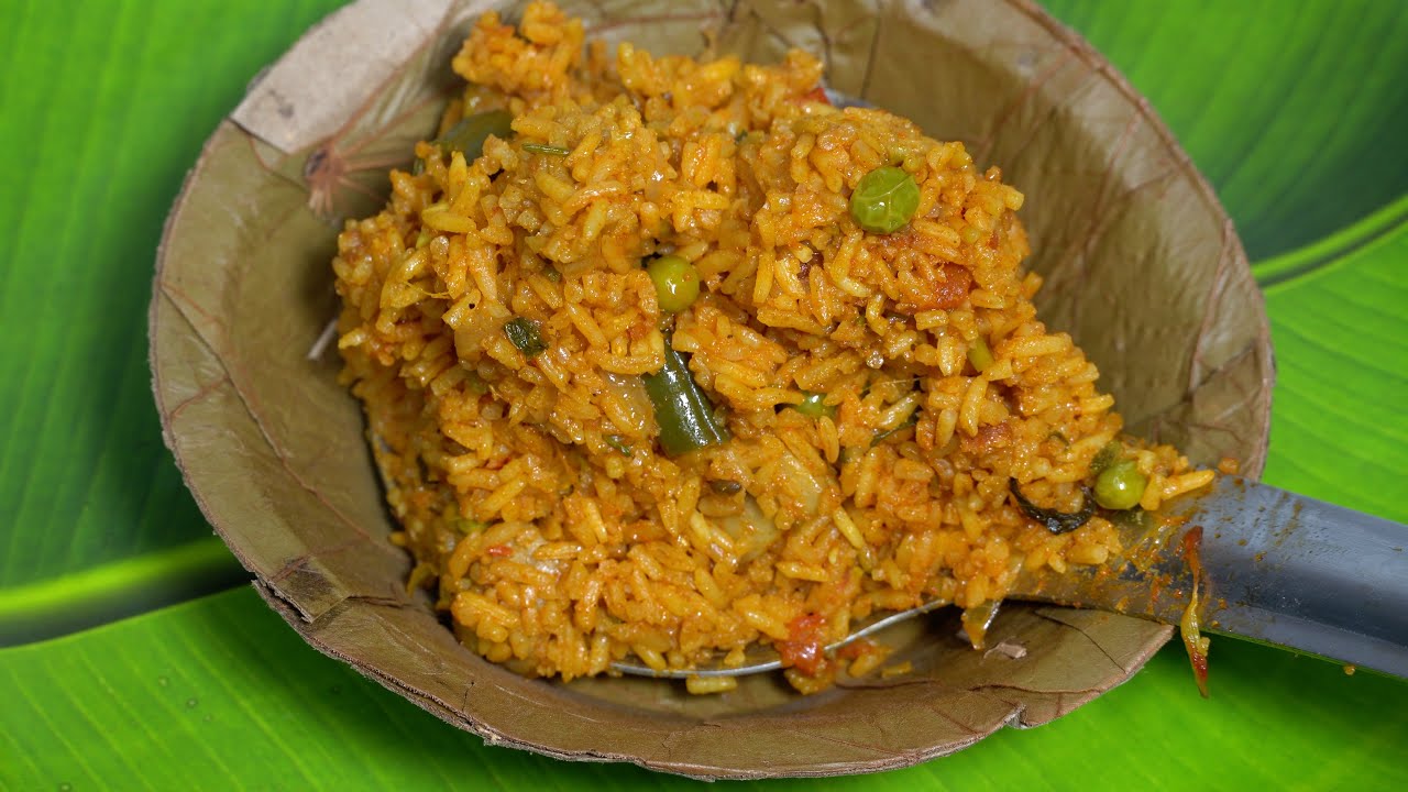ಕೆಂಪು ತರ್ಕಾರಿ ಪಲಾವ್  😋ಮೊಸರು ಬಜ್ಜಿ \ Veg Palav With Curd Raita | Quick Lunchbox Recipe