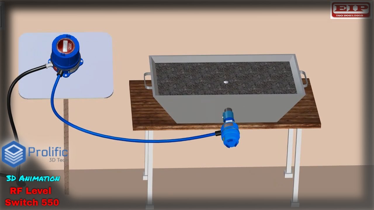RF Level Switch 550 | RF Level Probe | Installation | Working Principle | EIP Enviro | 3D Animation