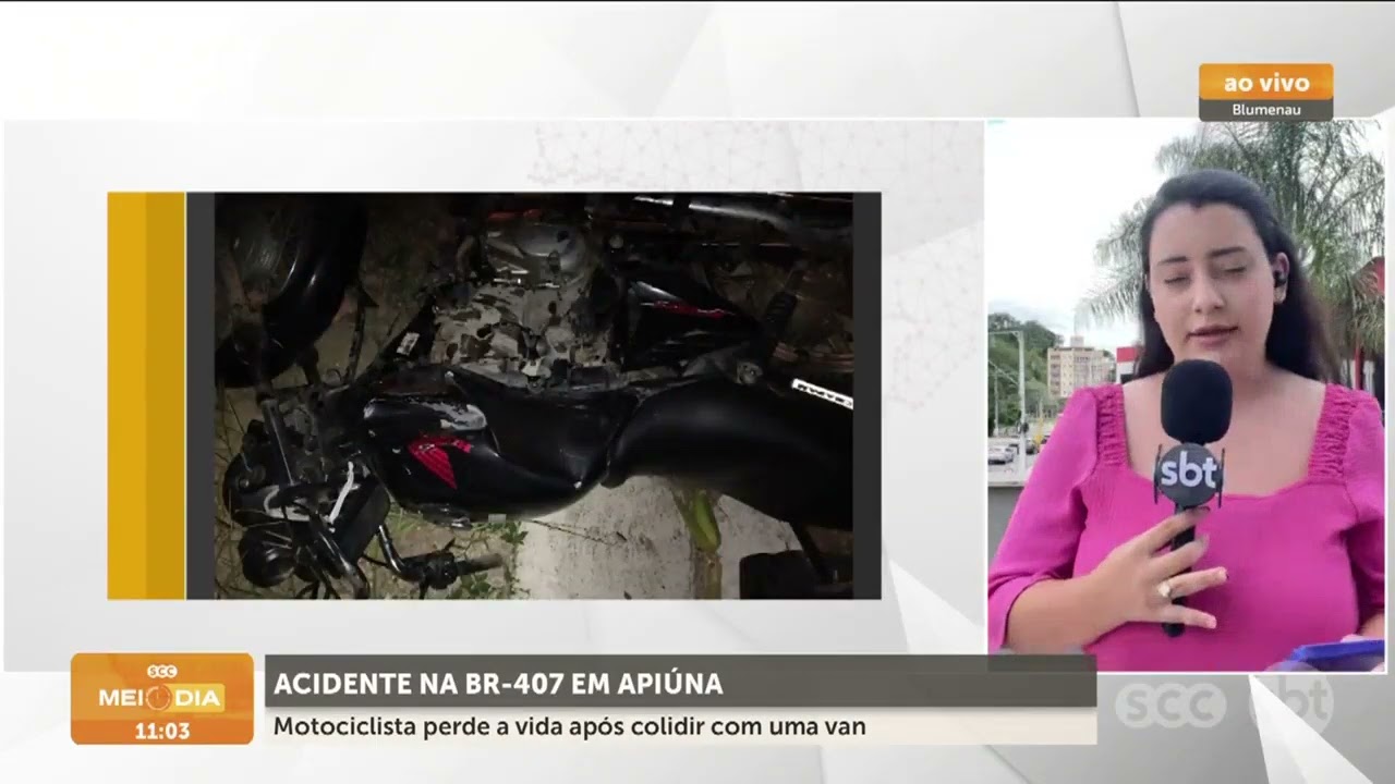 Motociclista perde a vida após colidir com uma van na BR 407 | Segurança | SCC Meio-Dia