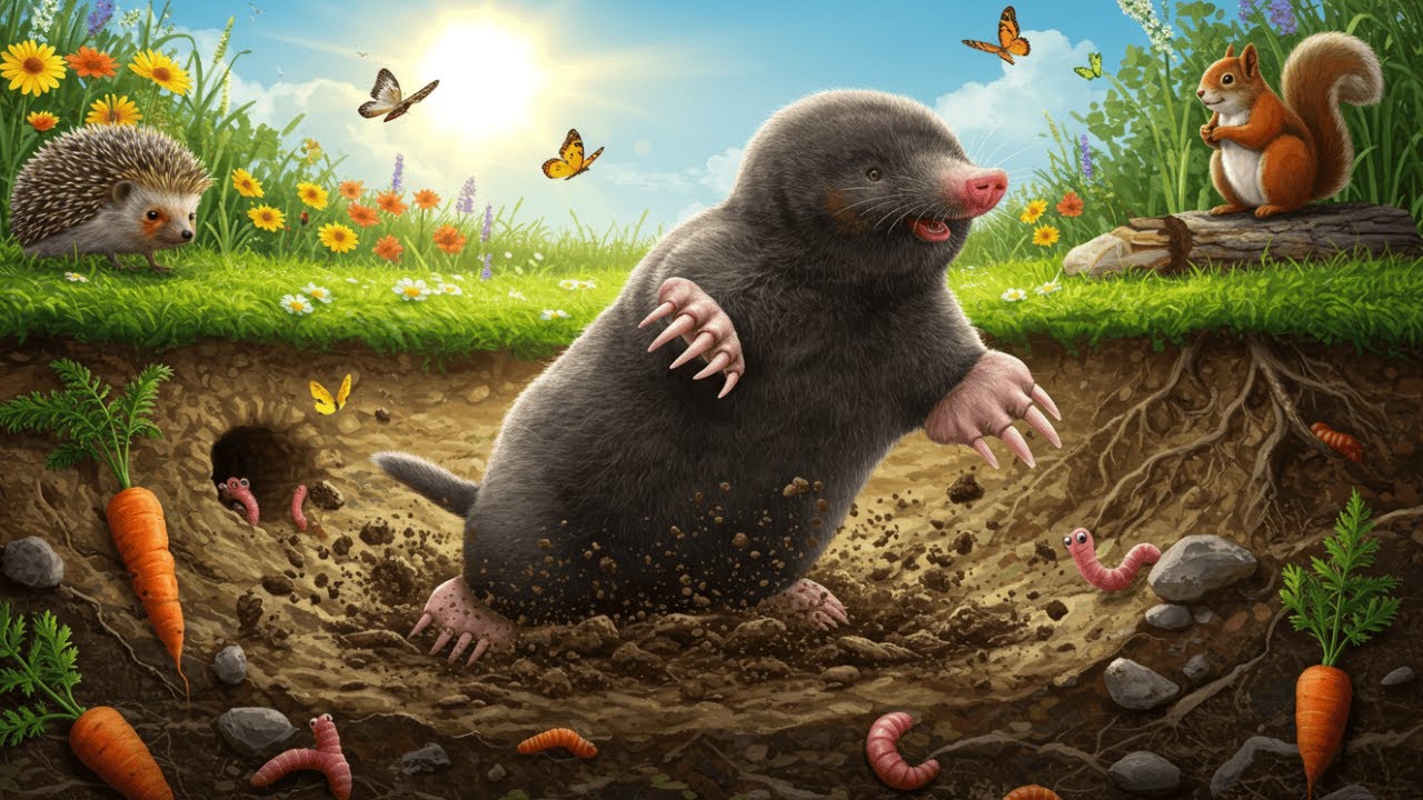🐀 Nacktmull mit Superkr&auml;ften! 🧠 Tunnel, Teamwork & Wissenschaftswunder | Lustige Tiere f&uuml;r Kinder