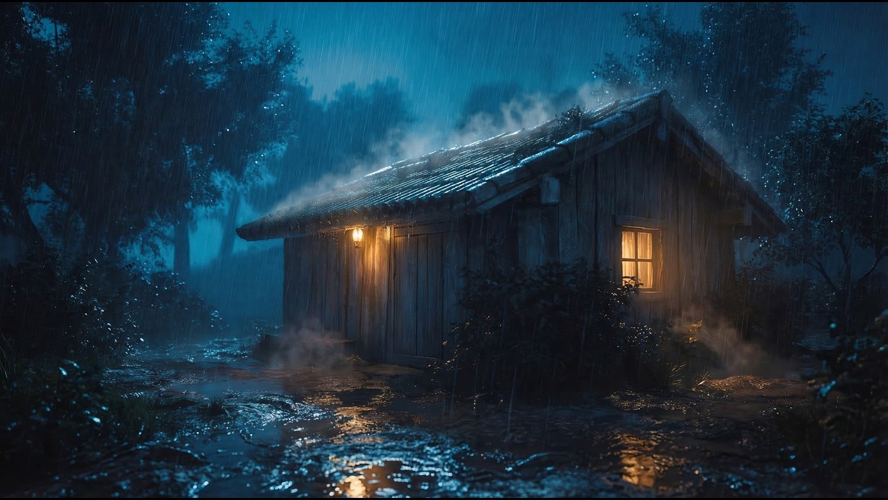30 MINUTES Heavy Rain On Roof | NO MIDROLL ADS | Soothing Rain Sounds For Sleeping