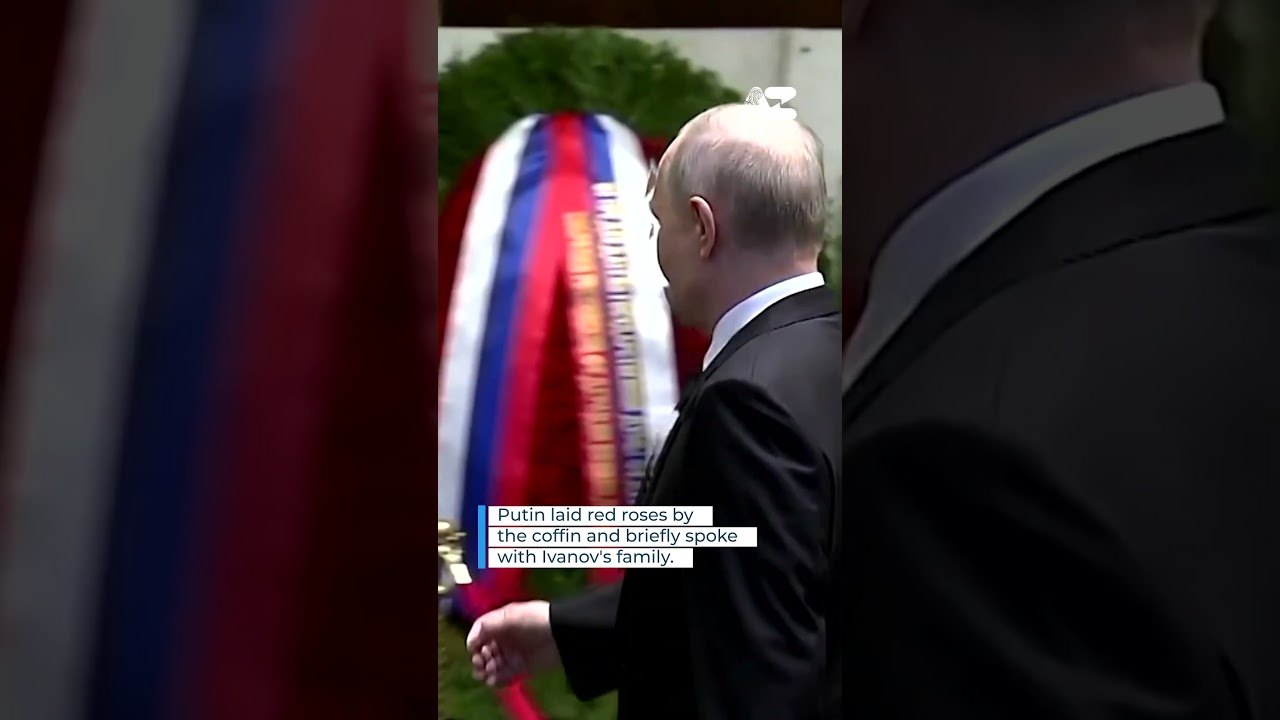 Putin pays final respects to longtime ally Sergei Ivanov at Moscow farewell