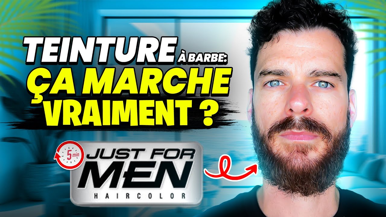 Je teste la teinture barbe Just For Men Châtain Moyen