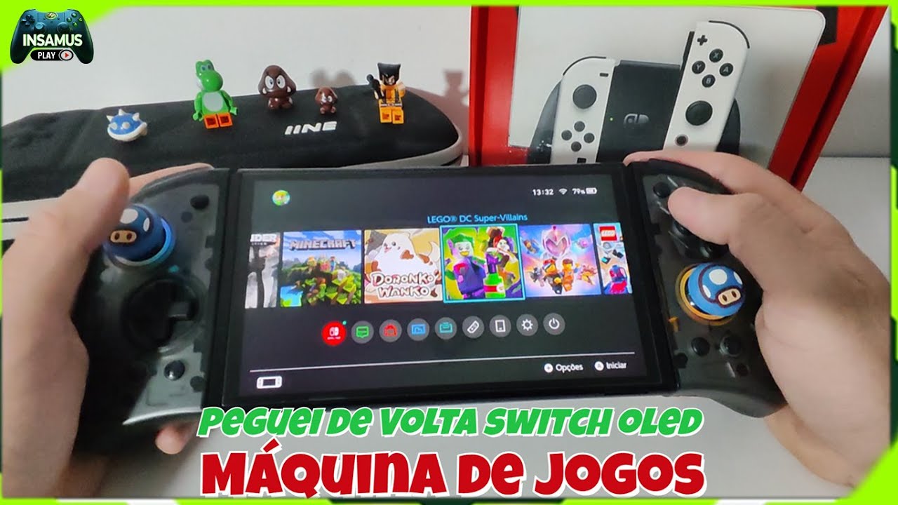 Peguei de Volta Meu Nintendo Switch OLED em 2025 – A Máquina de Jogos Definitiva!