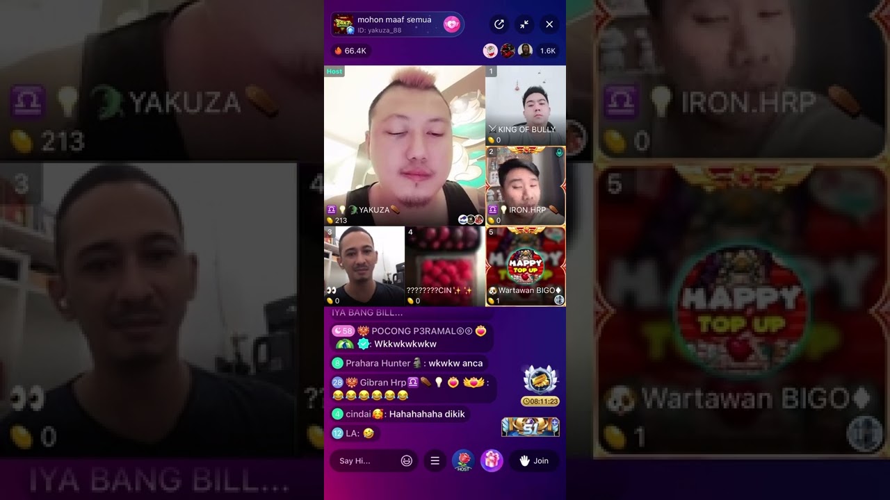 Permintaan Maaf Yakuza Buat Yang Di Hantam Nya Di bigo Part 4 | Bigo Live Indonesia #bigolivevideo