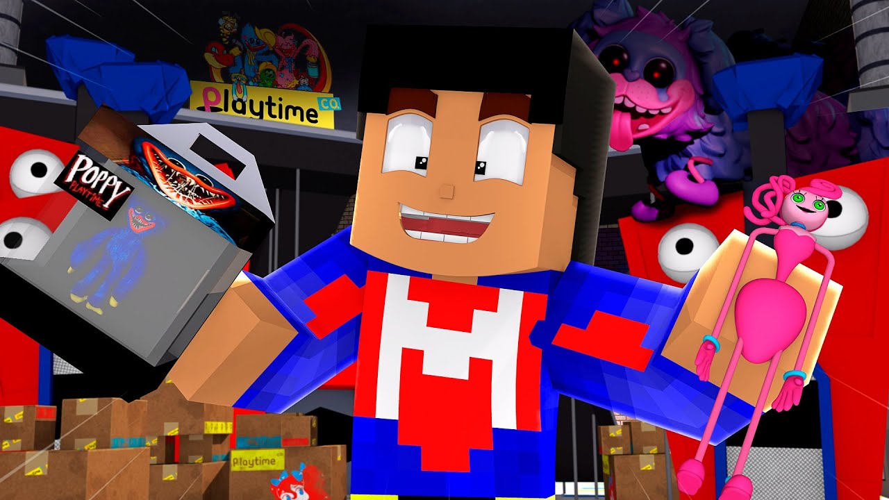 MI MANSIÓN SE CONVIERTE EN LA FÁBRICA DE POPPY PLAYTIME EN MINECRAFT TROLL 😱