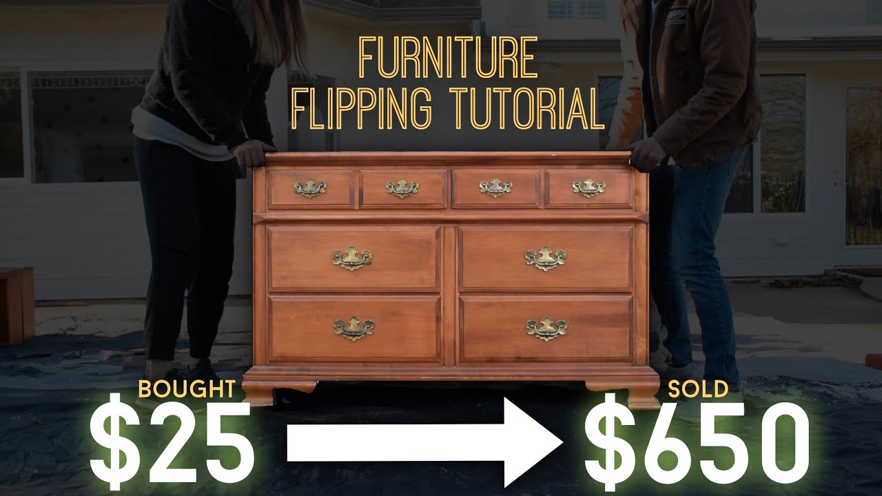 Furniture Flip // How We Makeover Furniture For Profit