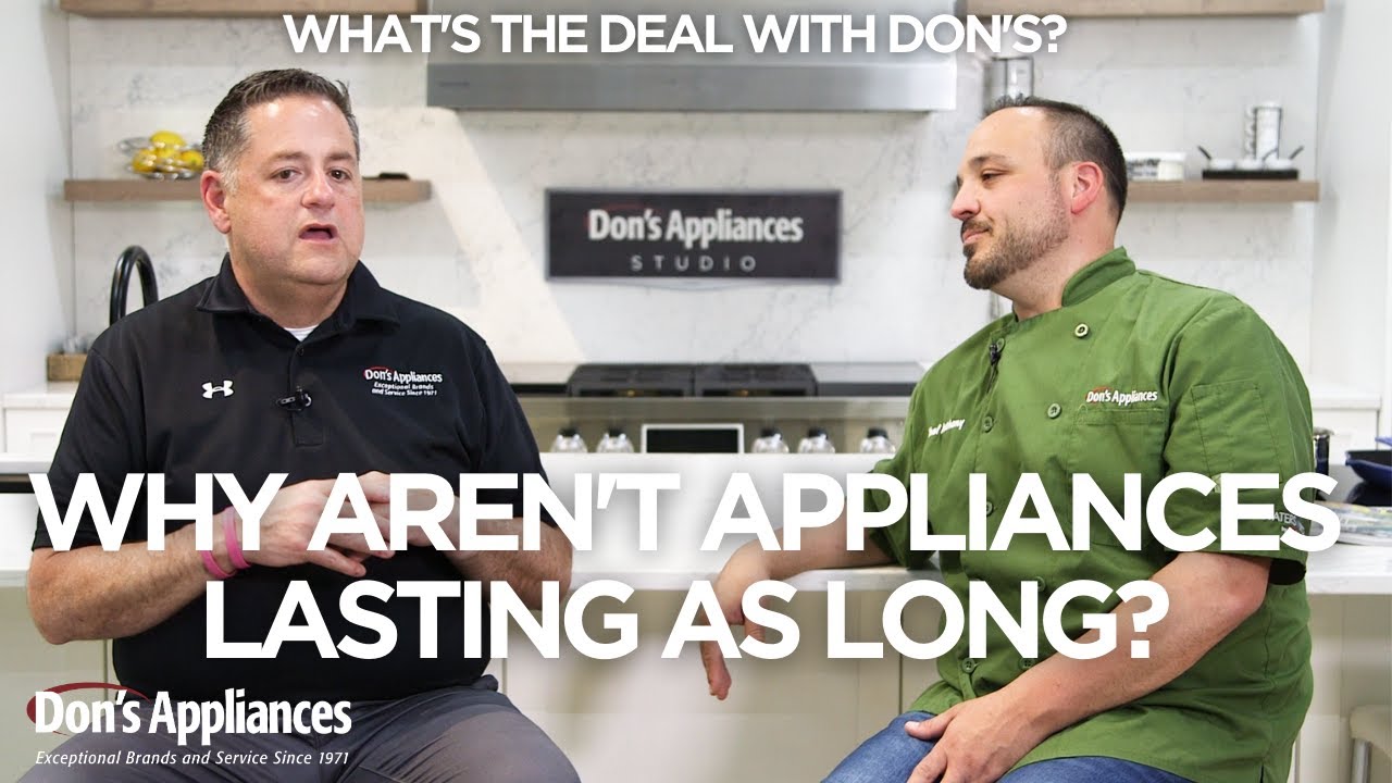 Why Aren' t Appliances Lasting as Long? | Old Vs. New Appliances