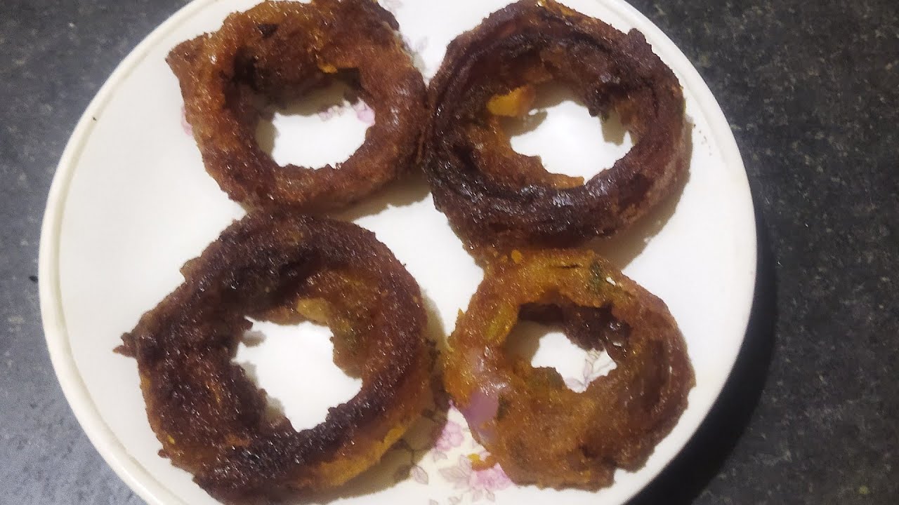 অনিয়ন রিং রেসিপি। Onion Rings Recipe.