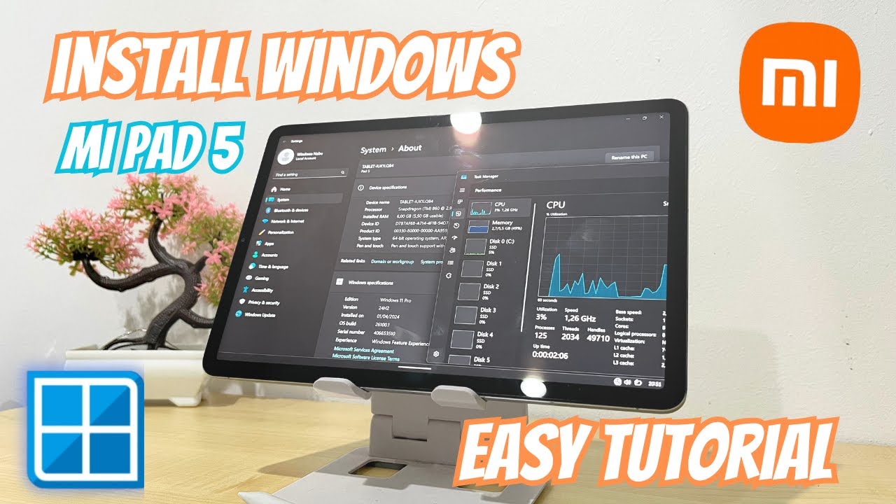 INSTALL DUALBOOT WINDOWS ANDROID XIAOMI PAD 5