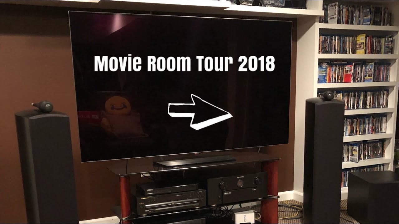 Movie Room and Home Theater Tour 2018