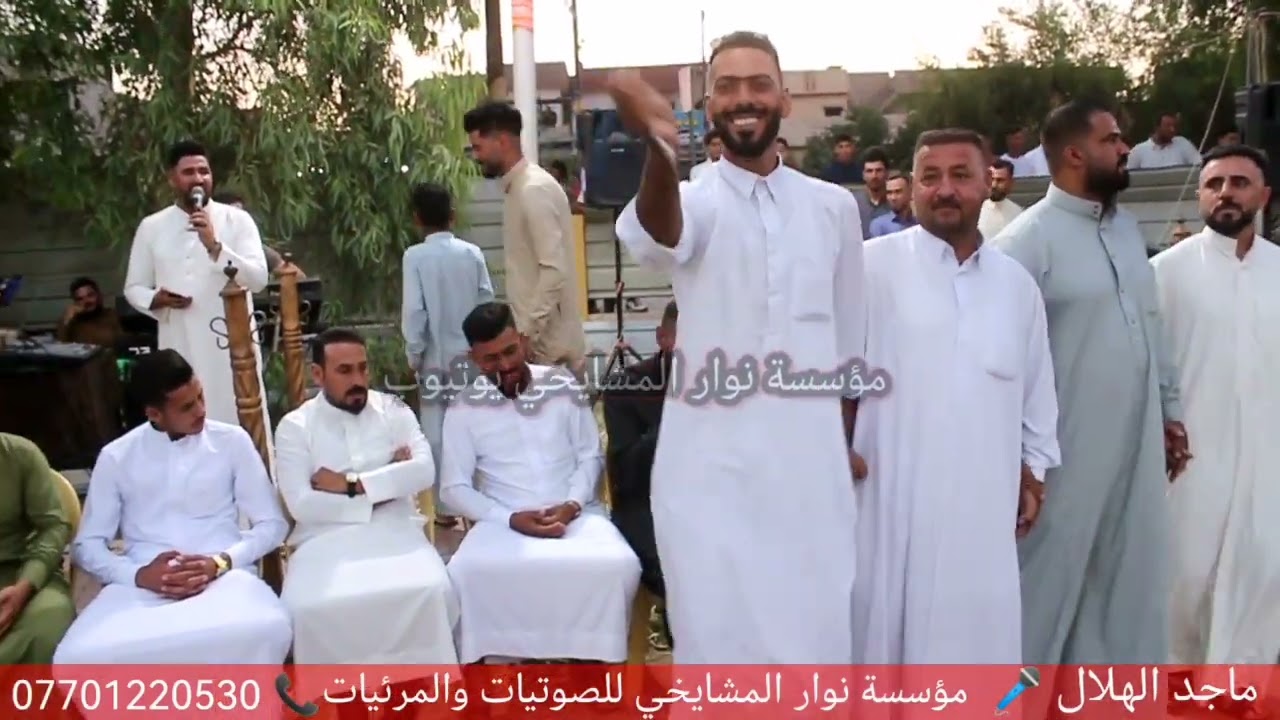 جديد جديد 2023 مقابله ناااار بين الشاعر بحر الصميدعي والارتجالي ماجد الهلال في عرس عبدالله العلكاوي