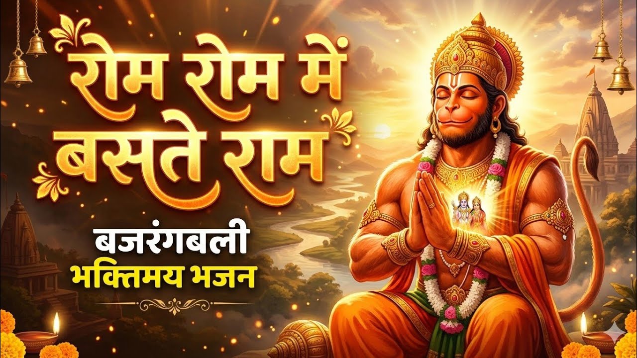रोम रोम में बसते राम | बजरंगबली भक्तिमय भजन 2026 | जय हनुमान | Sankat Mochan Hanuman Bhajan
