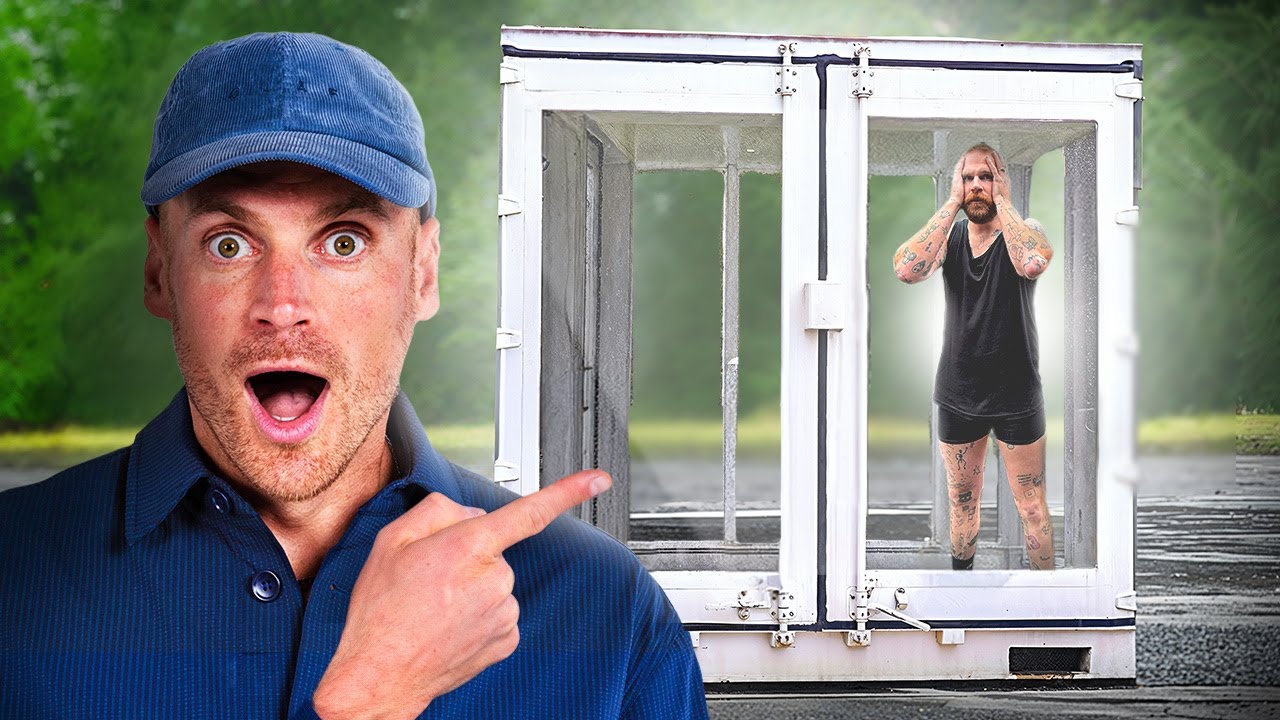 24 Uur Live Overleven in een Glazen Kubus