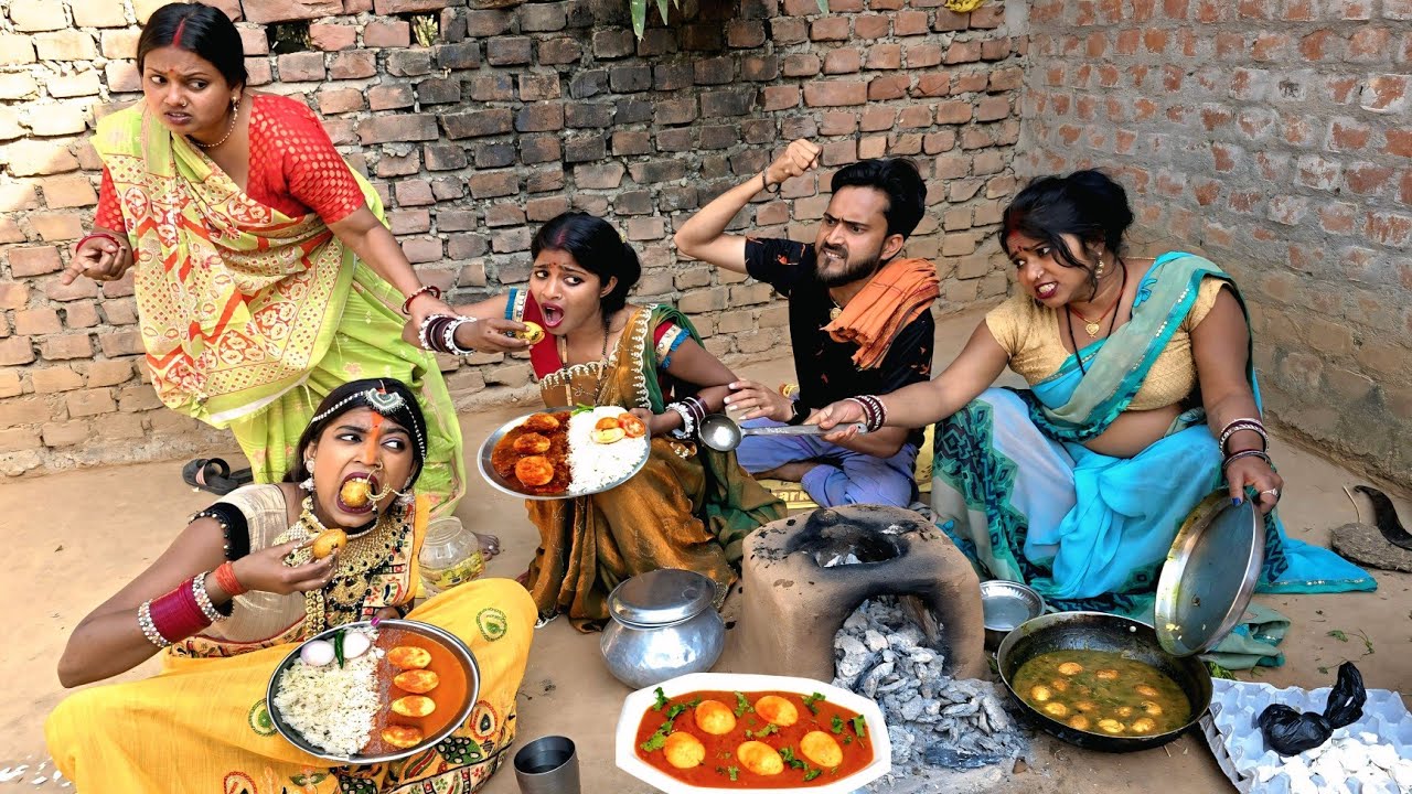 चटनी ननद ससुराल से लेकर आई जेठानी अंडा खाने में मुंह में फंस गया ।। KHUSHI SINGH MASTI