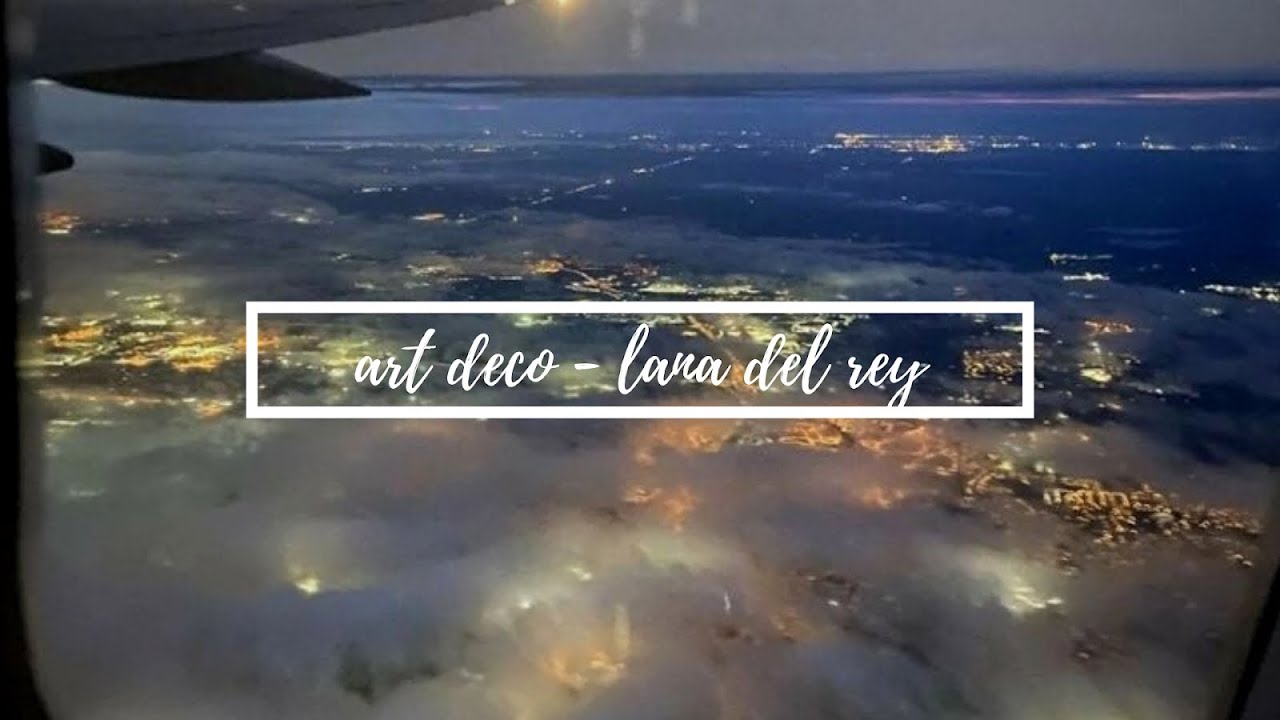 Art deco - Lana Del Rey instrumental (8D with rain and thunder the background) 🌧⚡️
