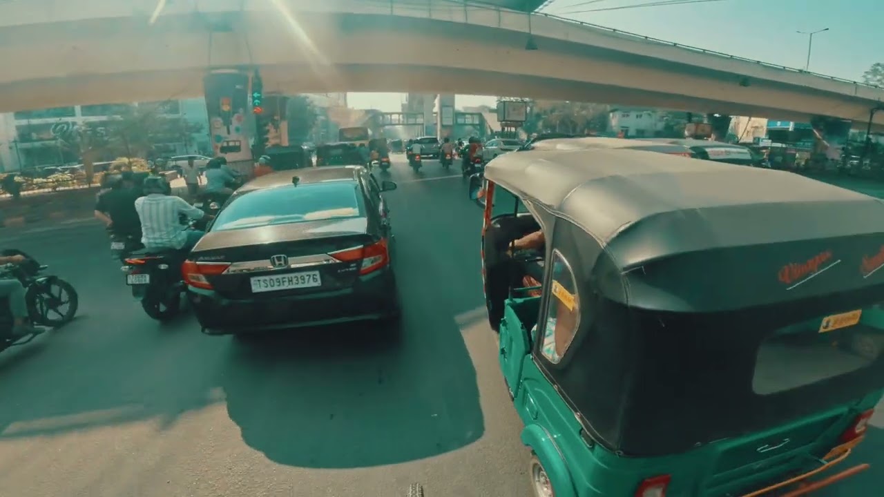 Uncut 7min 40sec from Punjagutta | Cycle To Work - Week 121 - Day 3