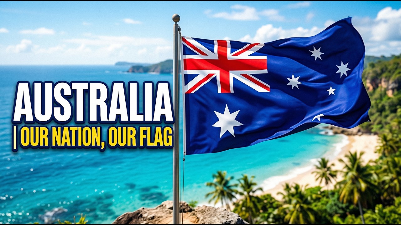 🇦🇺 Advance Australia Fair – Australia Anthem with Flag