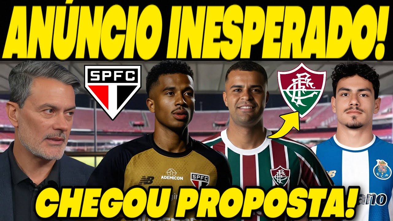 INTERNET EXPLODIU COM A NOTÍCIA! PROPOSTA MILIONÁRIA NA MESA DO SÃO PAULO POR JOGADOR AGITA MERCADO