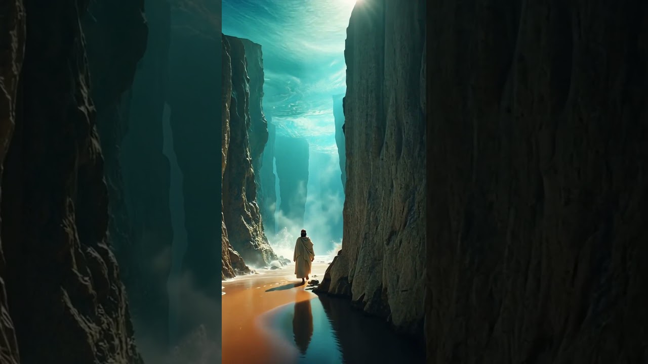 Mois&eacute;s abri&oacute; el Mar Rojo biblia historia Dios Jesus y Fe