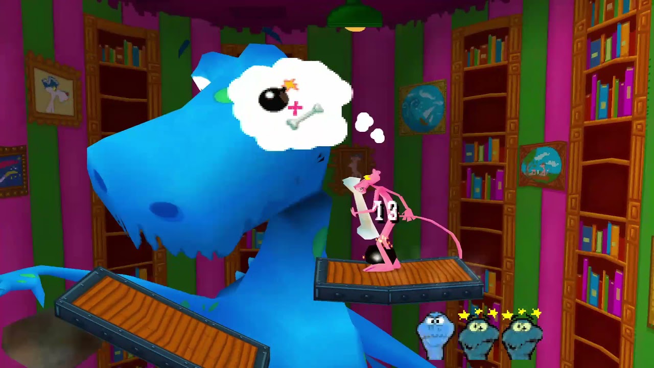 Pink Panther - Pinkadelic Pursuit ► Full HD Walkthrough (PS1) #9 - The Dinosaur