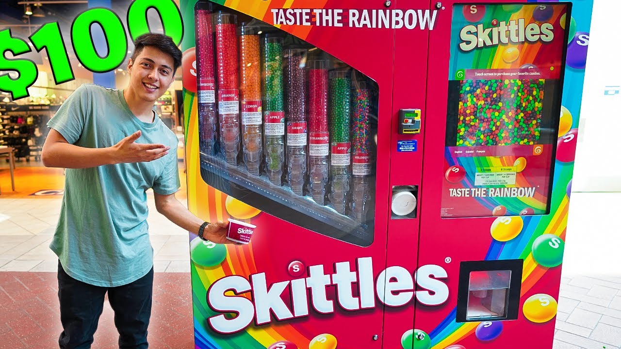 The Skittles Vending Machine Is A SCAM!