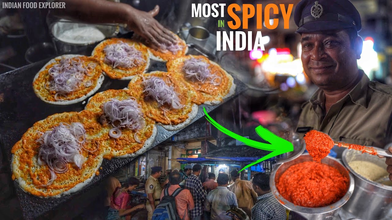 India&rsquo;s Most Spicy Onion Dosa - Nellore Only | Special  (Red) Karam Chutney @IndianFoodExplorer