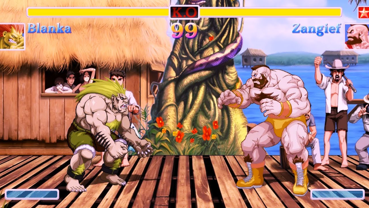 Blanka vs Zangief (Hardest) Ultra Street Fighter 2: The Final Challengers.